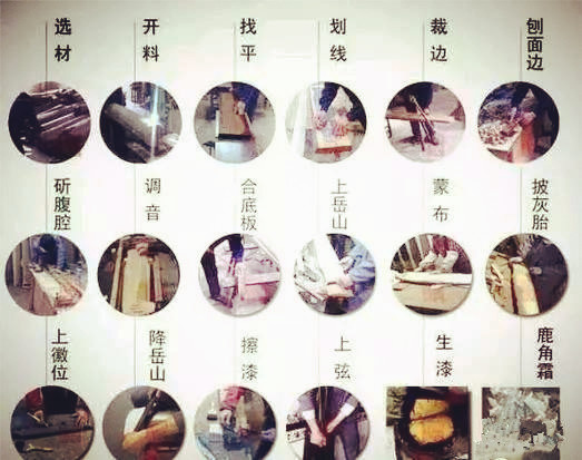制作古琴的流程